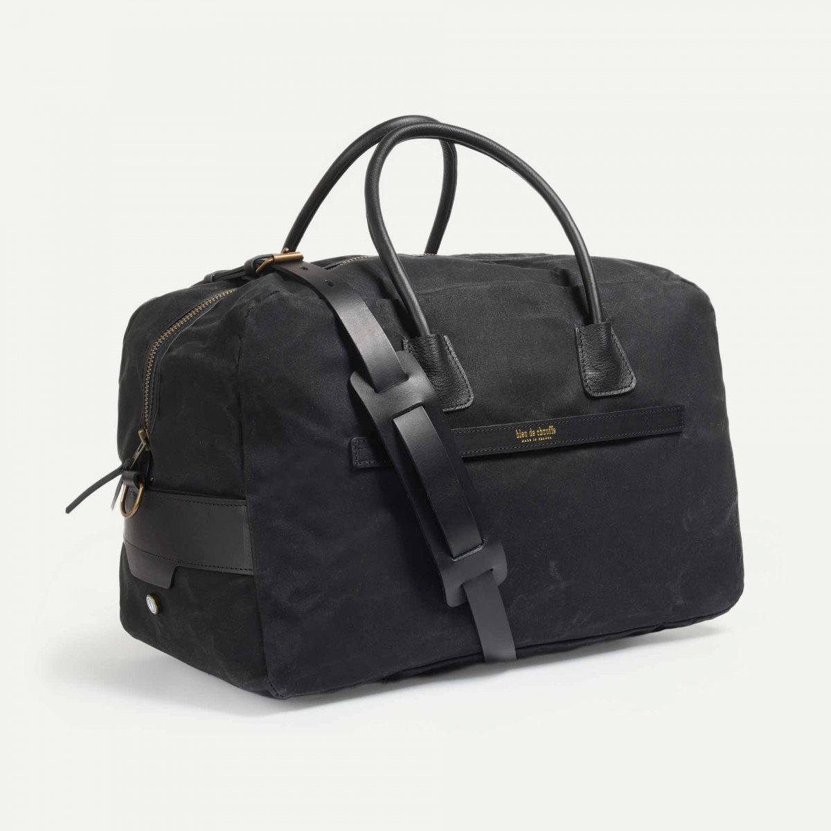 Zephir travel bag - Black waxed (image n°2)