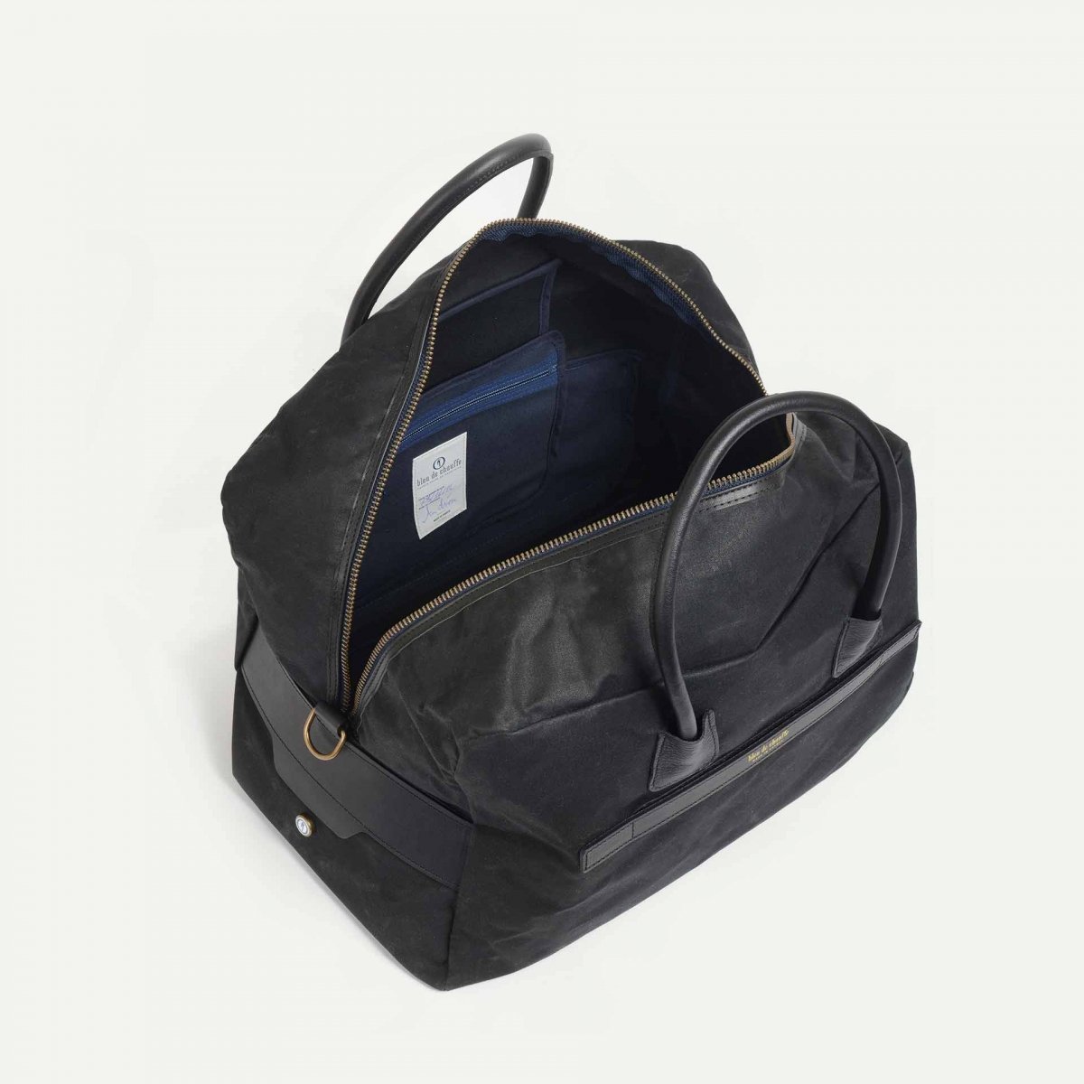 Zephir travel bag - Black waxed (image n°4)