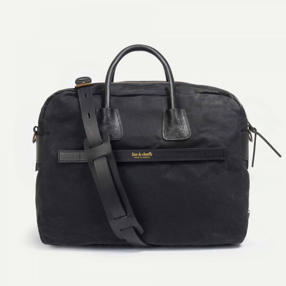 Zeppo Business bag - Black Waxed (image n°3)