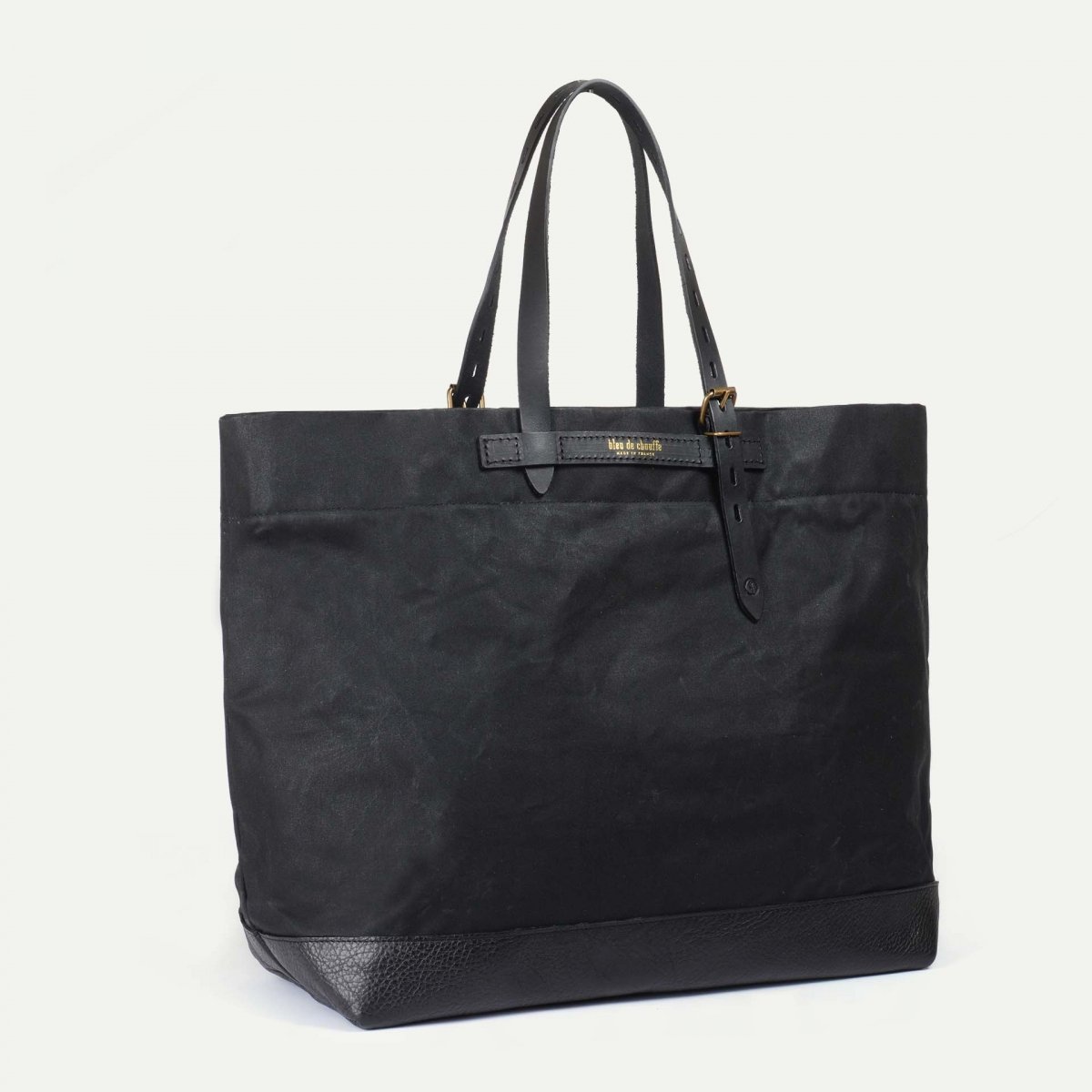 Zinnia  Tote bag - Black waxed (image n°3)