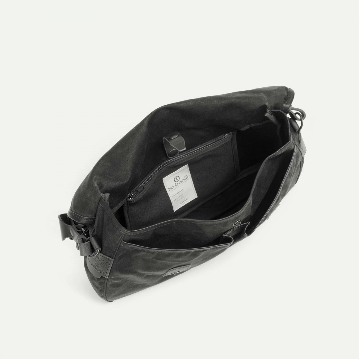 Fisherman's Musette M - Black waxed (image n°4)