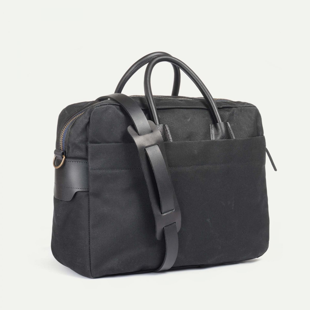 Report Business bag - Black waxed (image n°2)