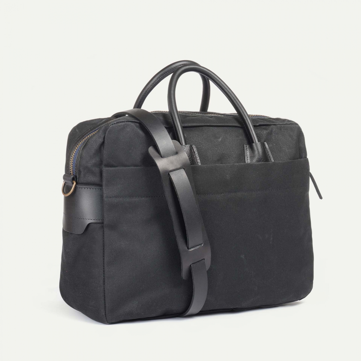 Sac business Report - Noir waxé (image n°2)