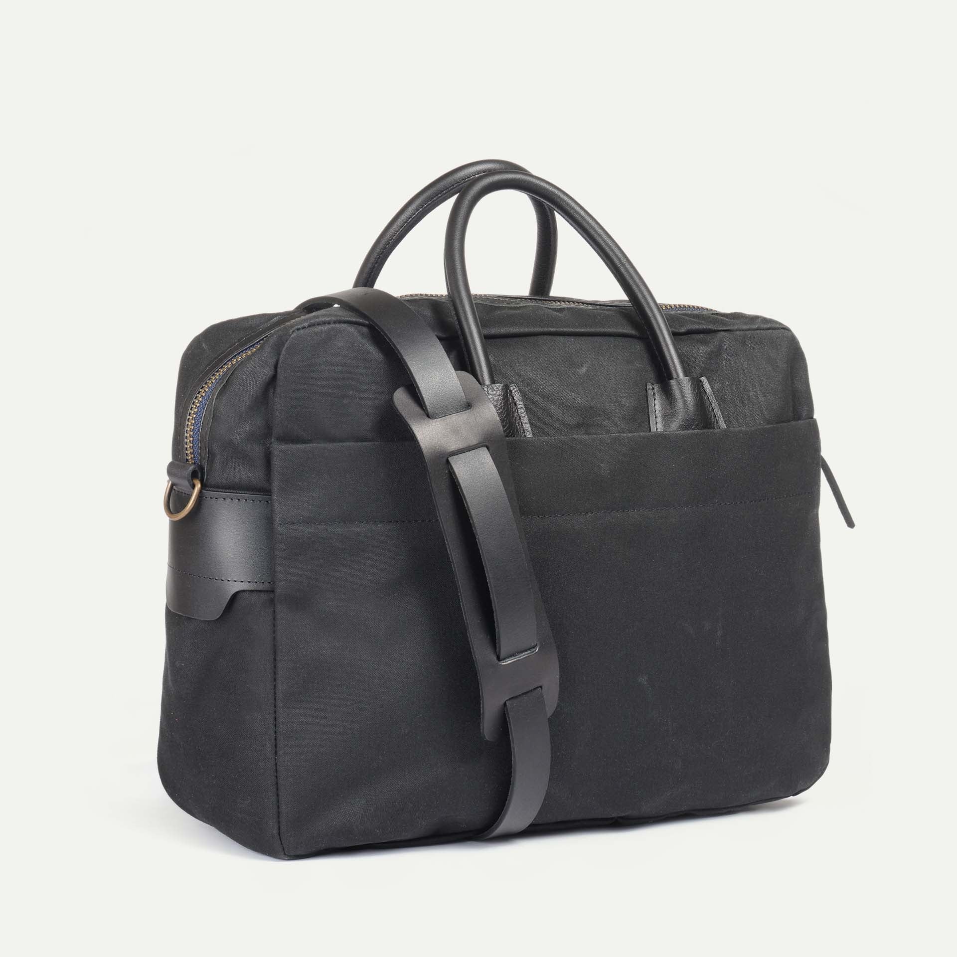 Sac business Report - Noir waxé (image n°2)