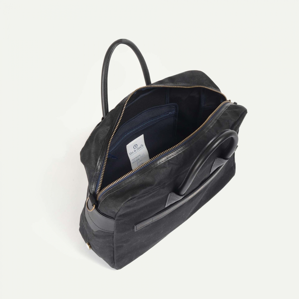 Sac business Report - Noir waxé (image n°4)