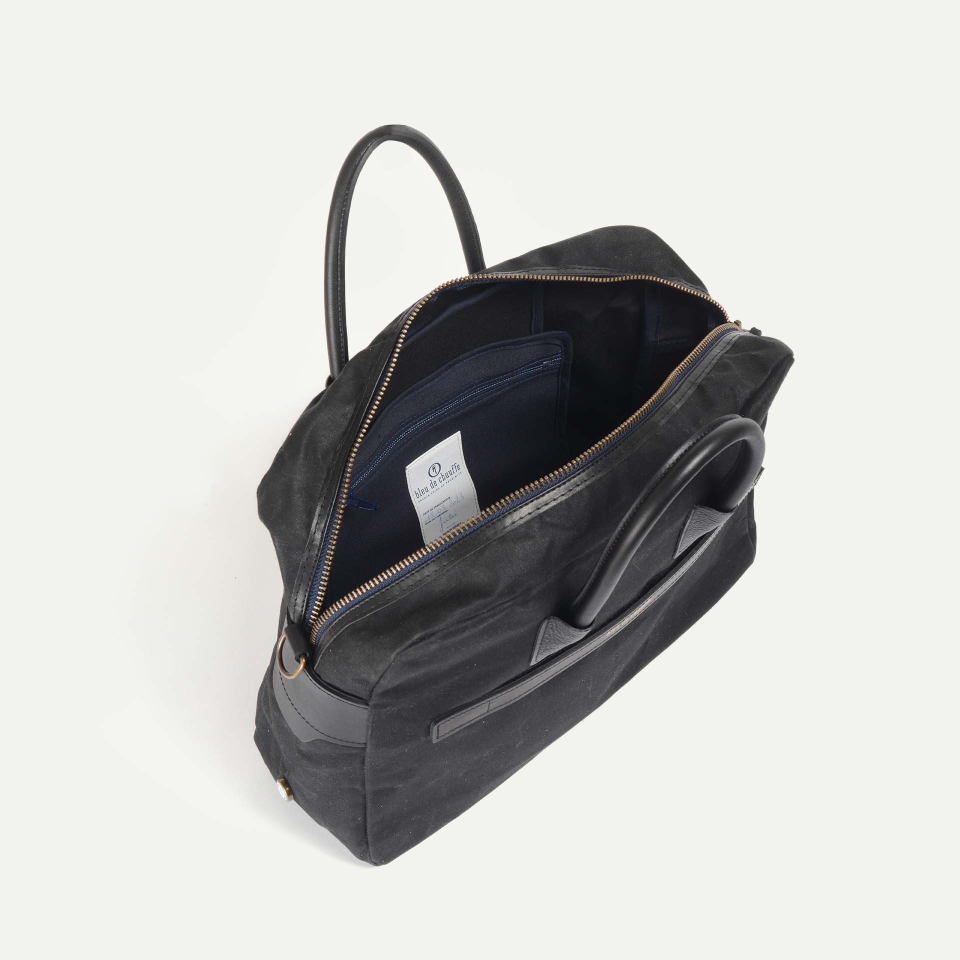 Sac business Report - Noir waxé (image n°4)