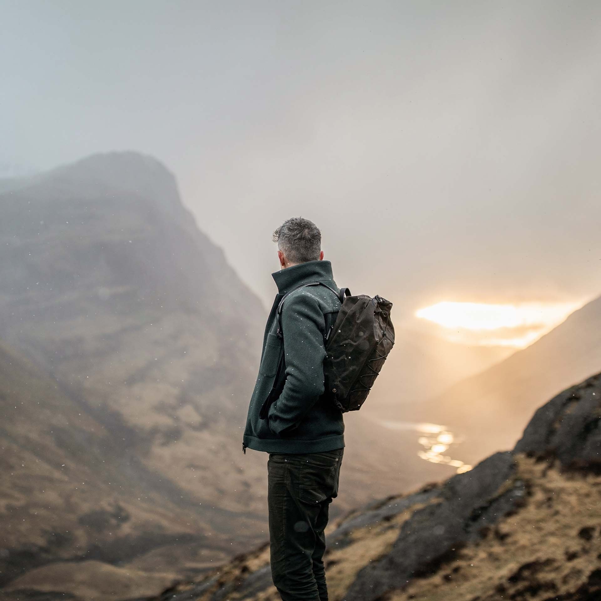 Météore backpack - Khaki waxed (image n°3)