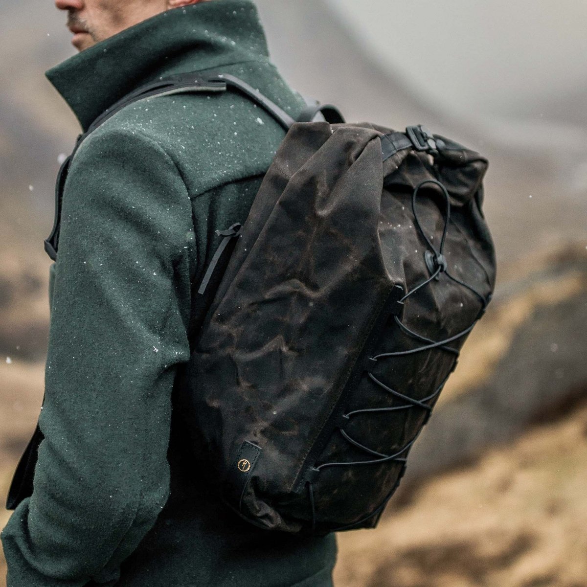 Sac à dos Météore - Kaki waxé (image n°4)