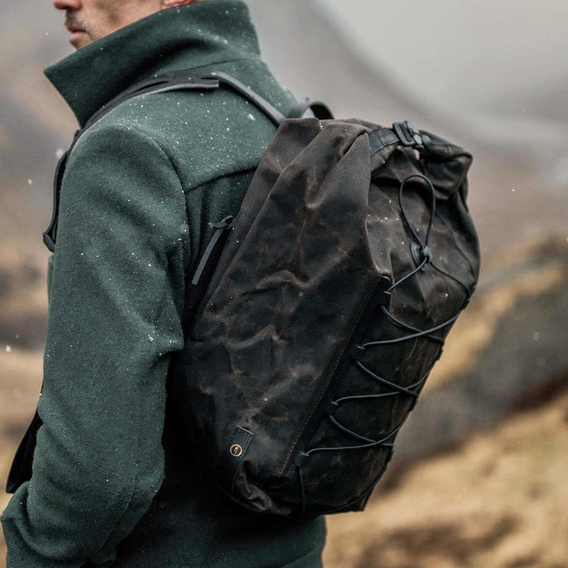 Sac à dos Météore - Kaki waxé (image n°4)