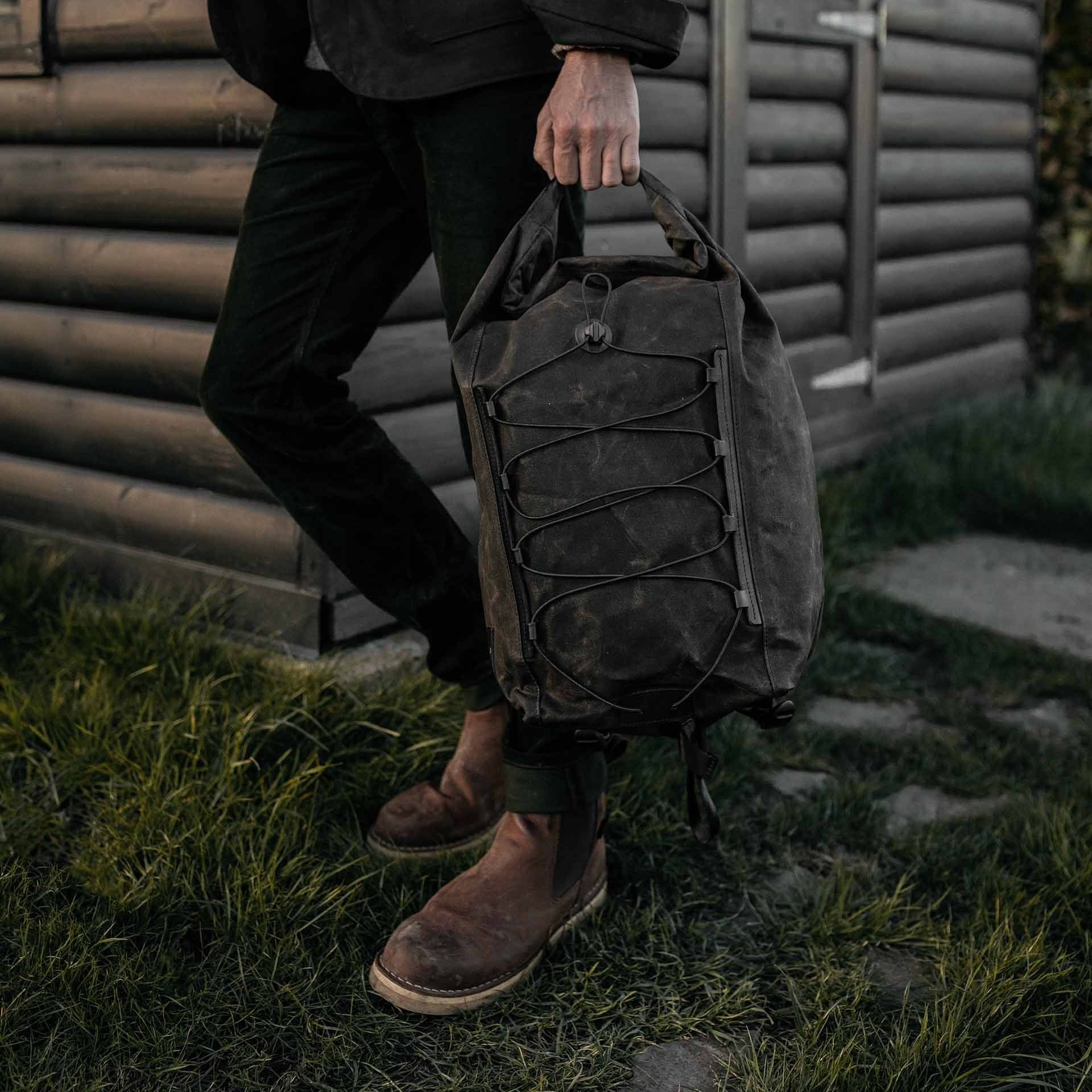 Sac à dos Météore - Kaki waxé (image n°6)