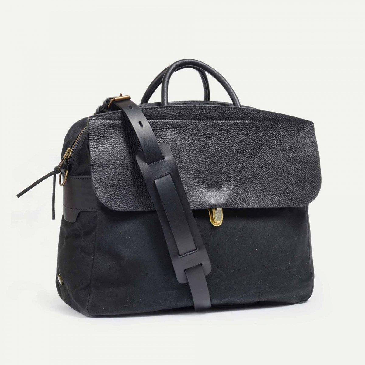 Zeppo Business bag - Black Waxed (image n°2)