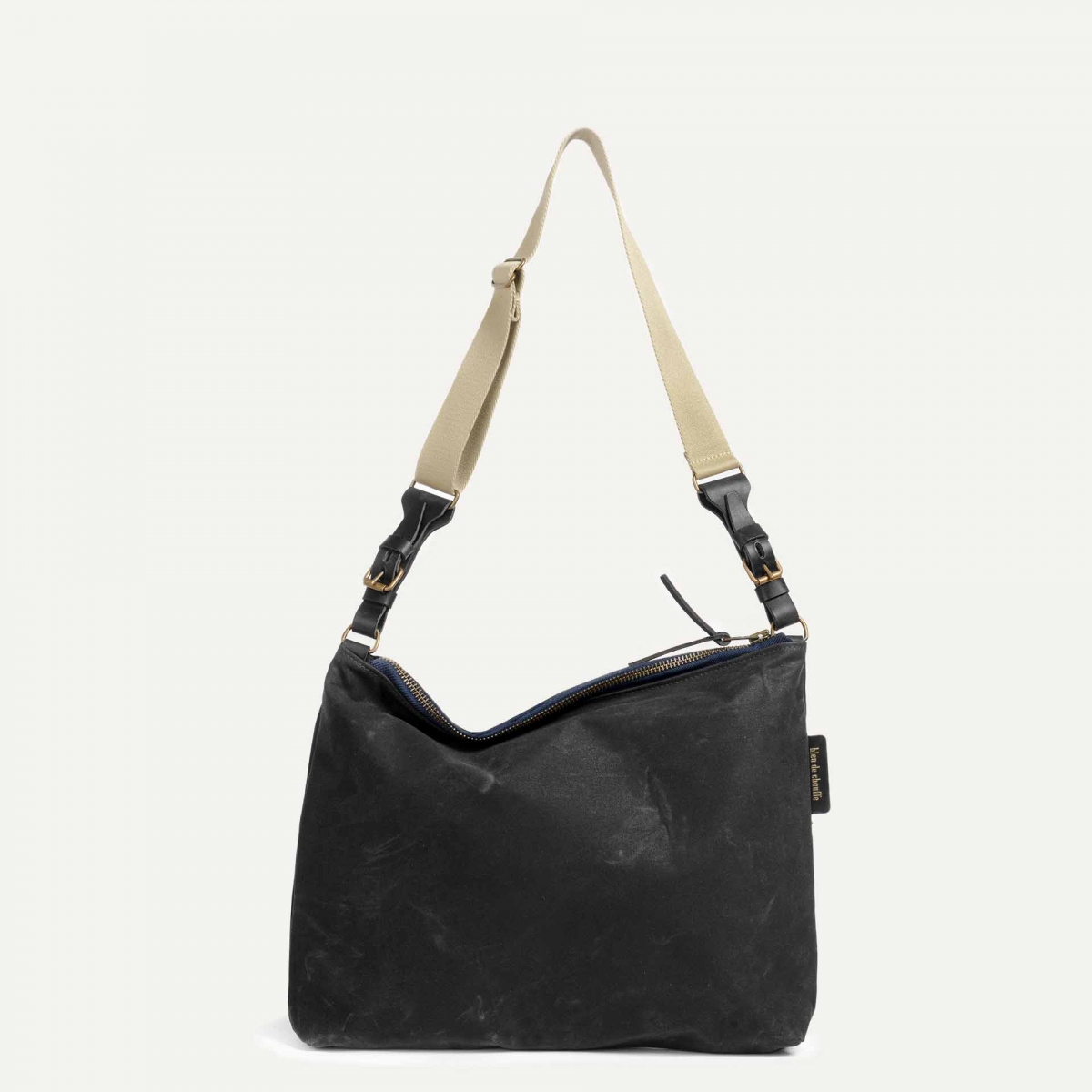 Besace Baskia - Noir Waxé (image n°2)