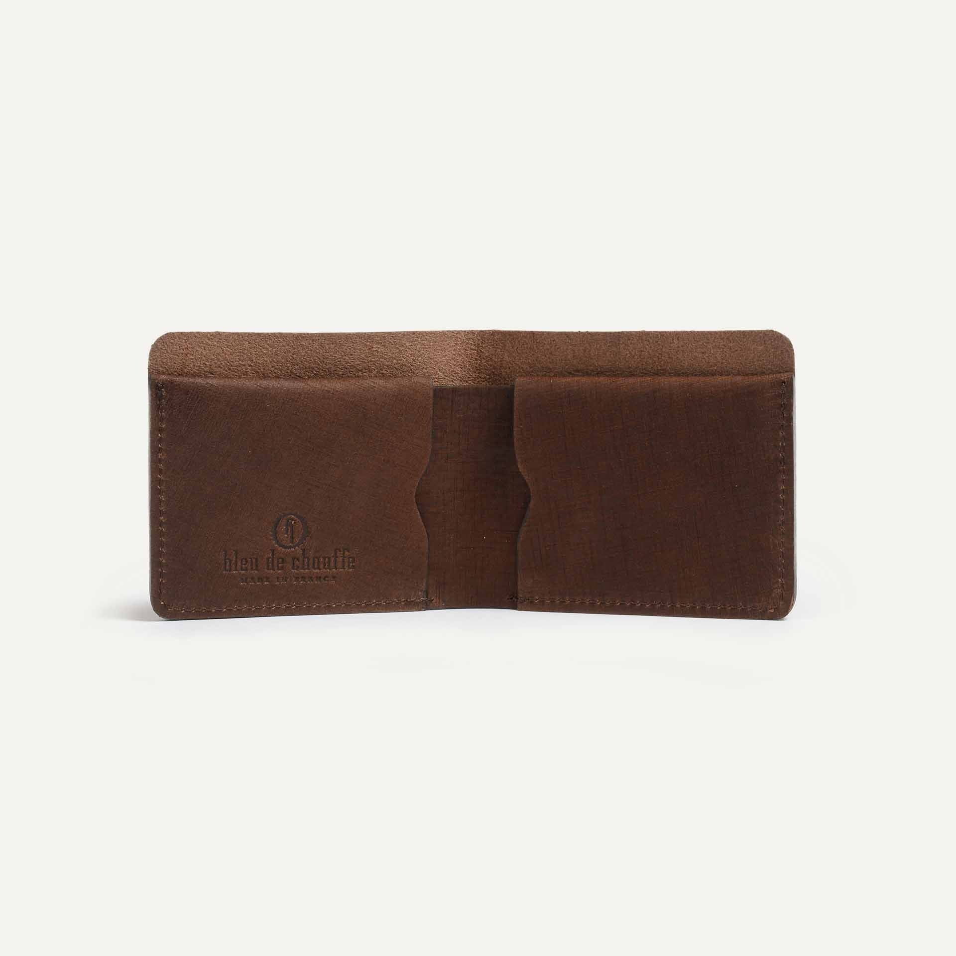 PEZE wallet - Coffee / Waxed Leather (image n°3)
