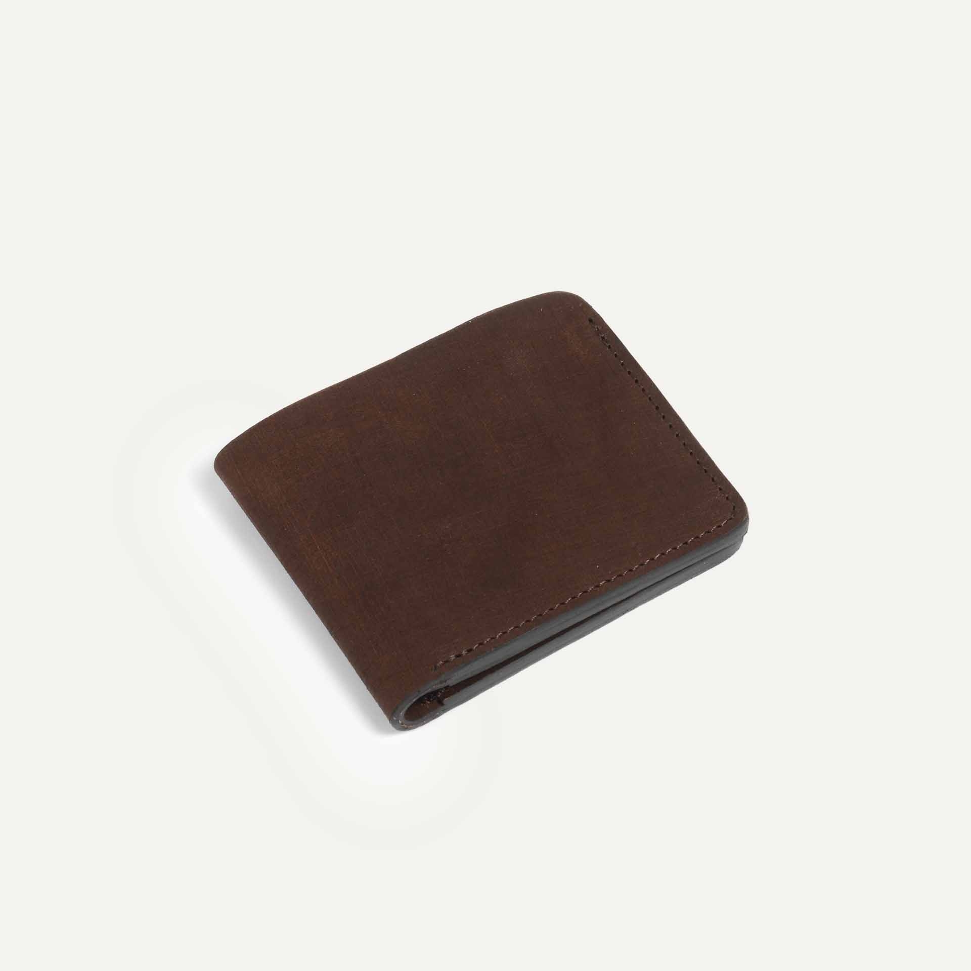 PEZE wallet - Coffee / Waxed Leather (image n°2)