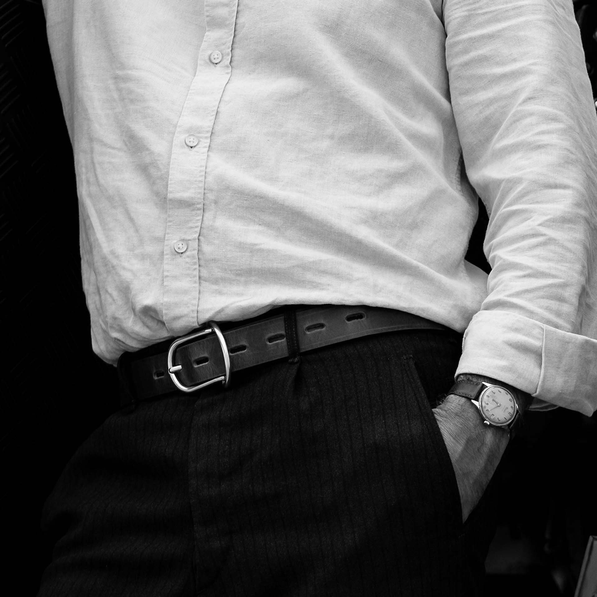 Ceinture Manchette - Noir (image n°6)