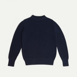 Pull Cancale 100% Coton - Bleu Marine