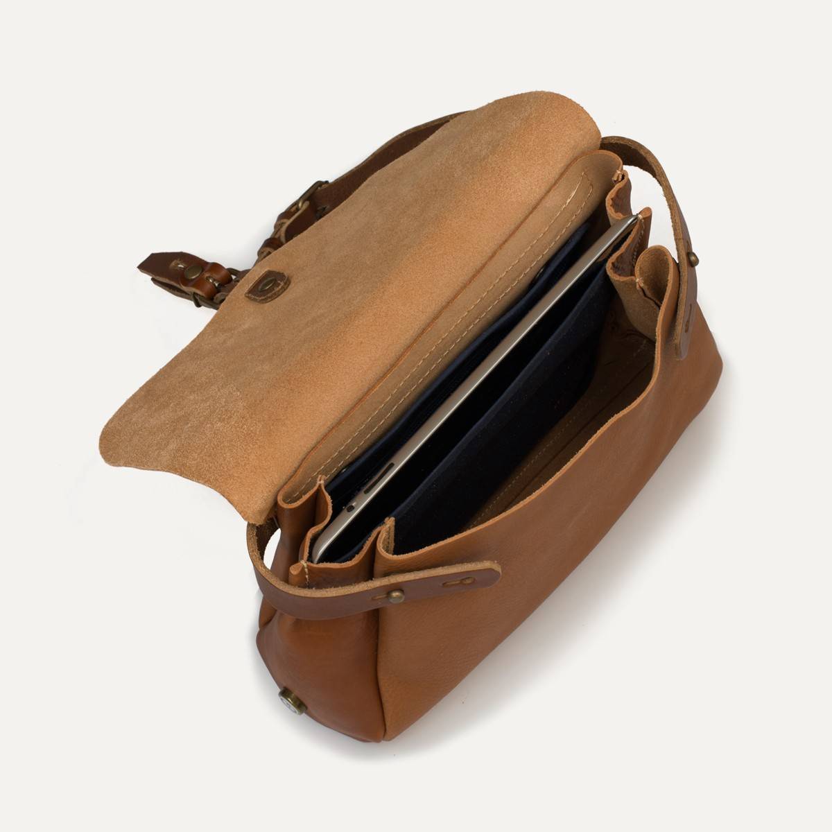 Briefträger-Tasche Ariane - Havane (image n°3)