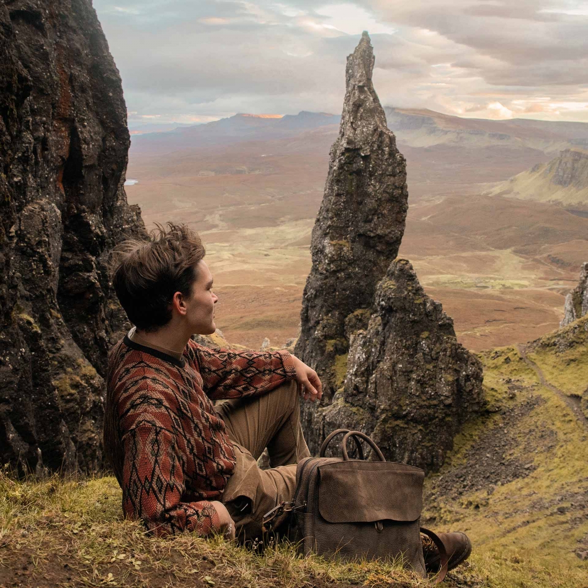 Zeppo Business bag - Soft Khaki brown (image n°8)