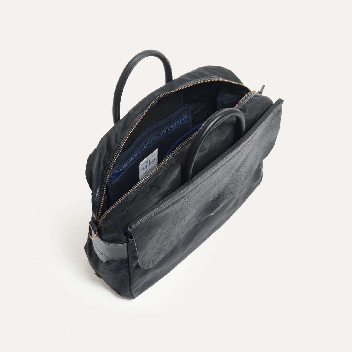 Zeppo Business bag - Black Waxed (image n°5)