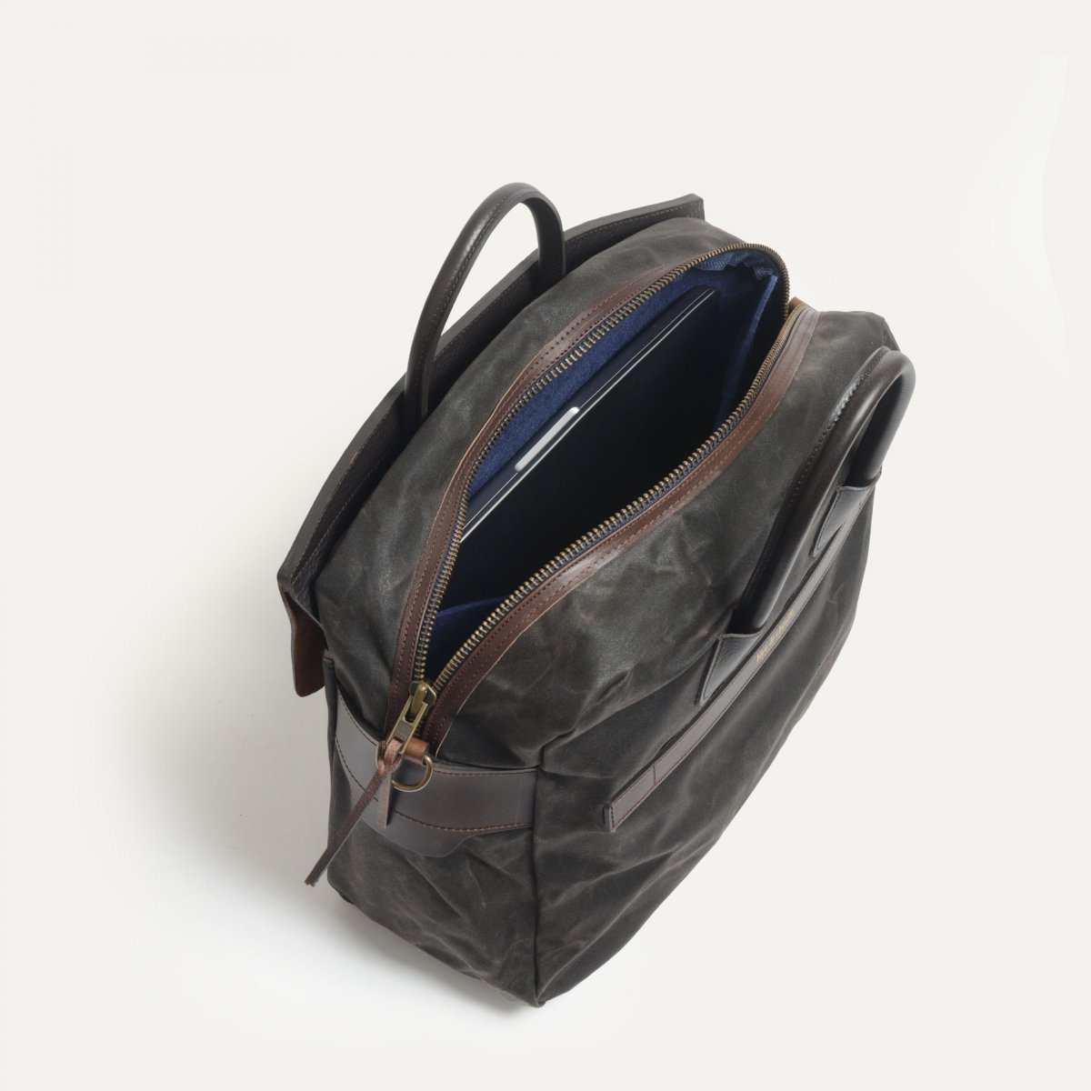 Businesstasche Zeppo - Khaki Gewachst (image n°6)