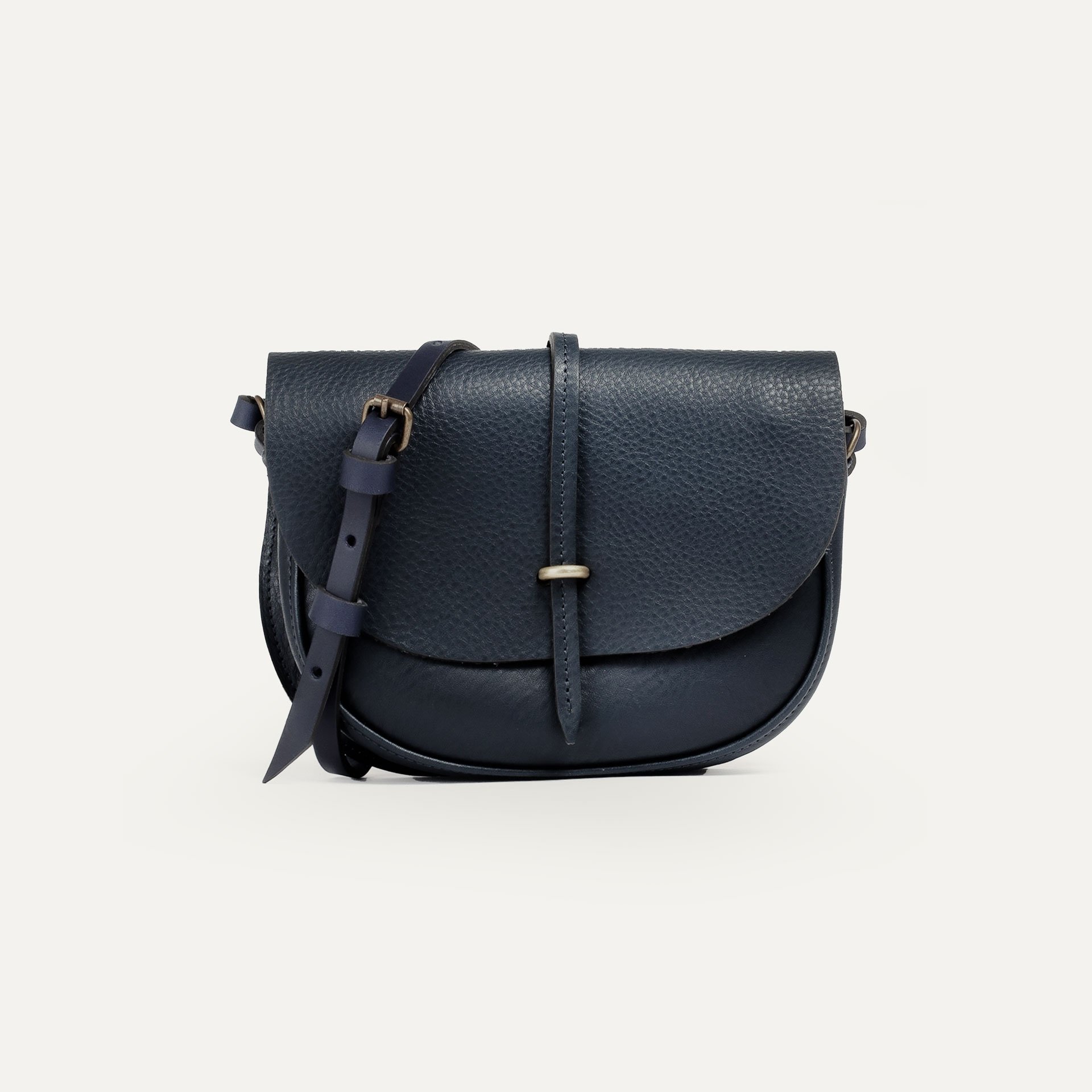 Java mini Postman bag - Navy Blue (image n°1)