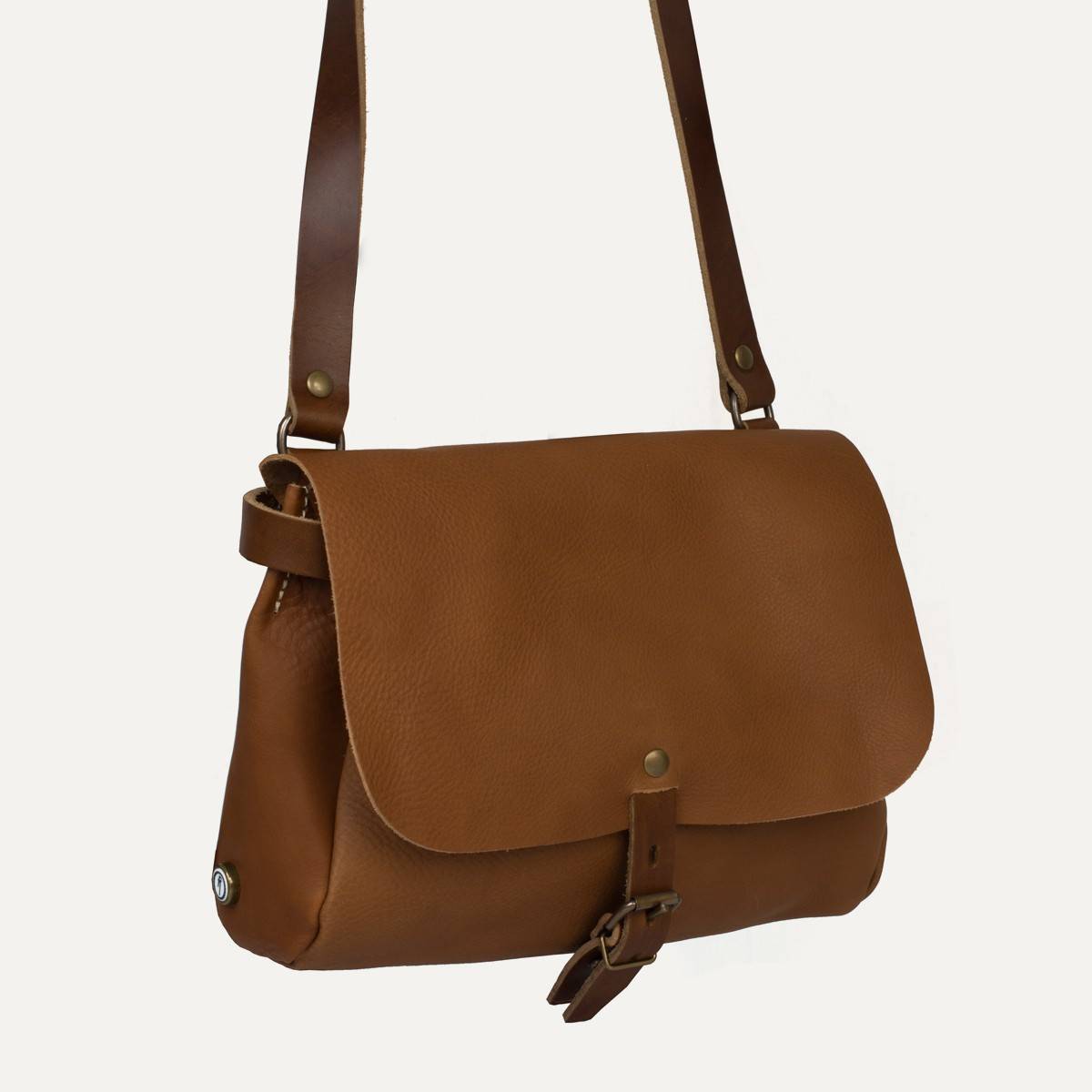 Briefträger-Tasche Ariane - Havane (image n°4)