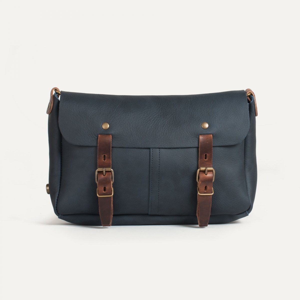 Léo plumber bag - Navy blue/Pain Brûlé (image n°1)