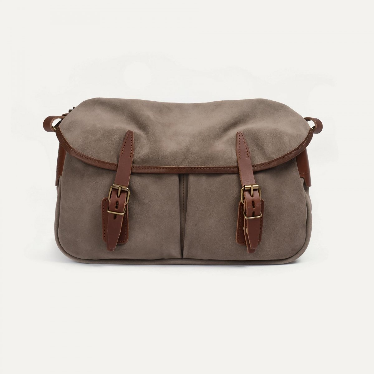 Musette des Fischers S / Veloursleder - Mandel (image n°1)
