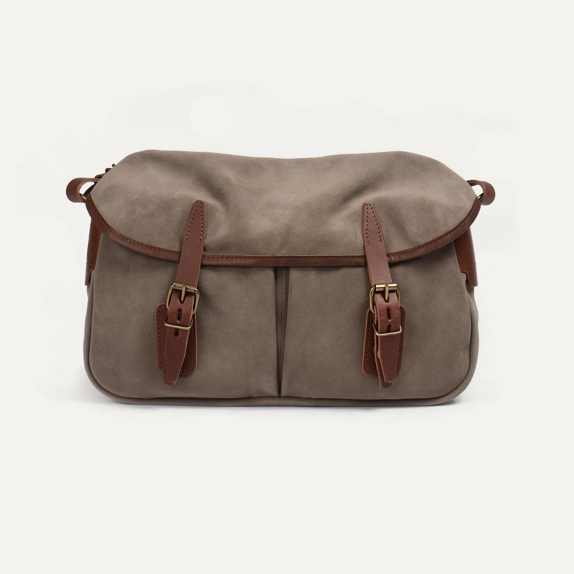 Musette des Fischers S / Veloursleder - Mandel (image n°1)