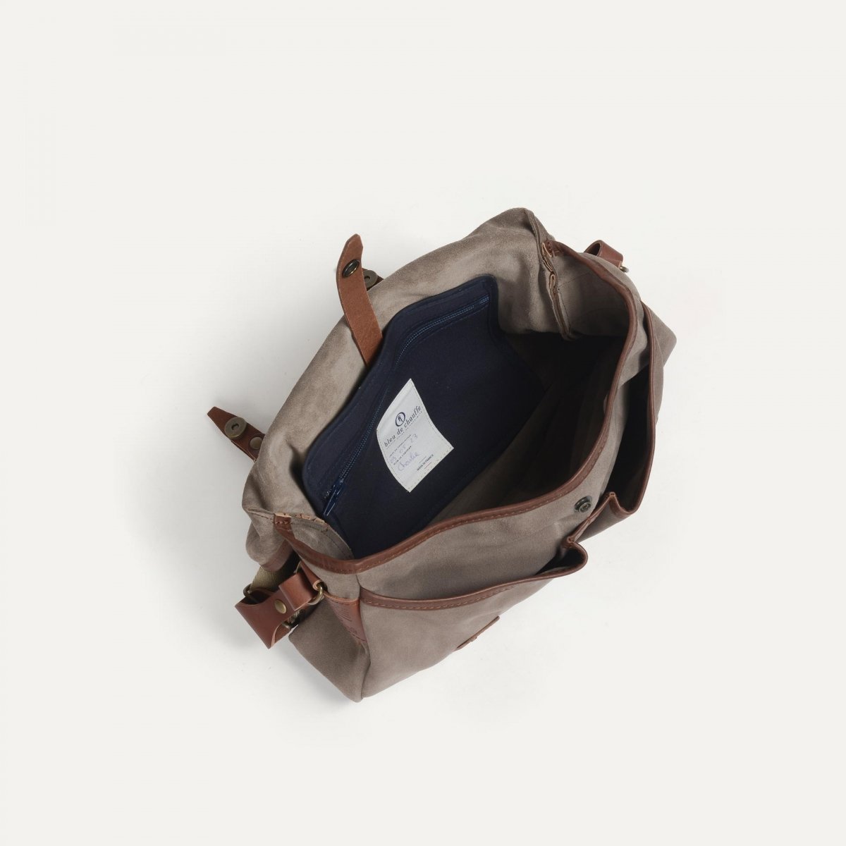 Musette des Fischers S / Veloursleder - Mandel (image n°4)