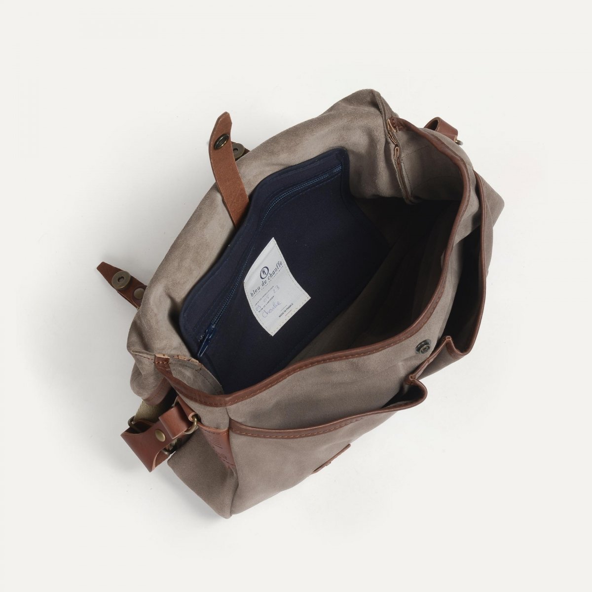 Fisherman's Musette M / Suede - Almond (image n°4)