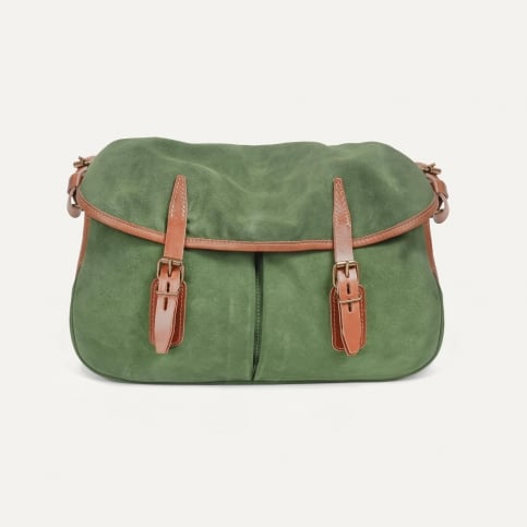 Musette du pêcheur S / Cuir Velours - Agave