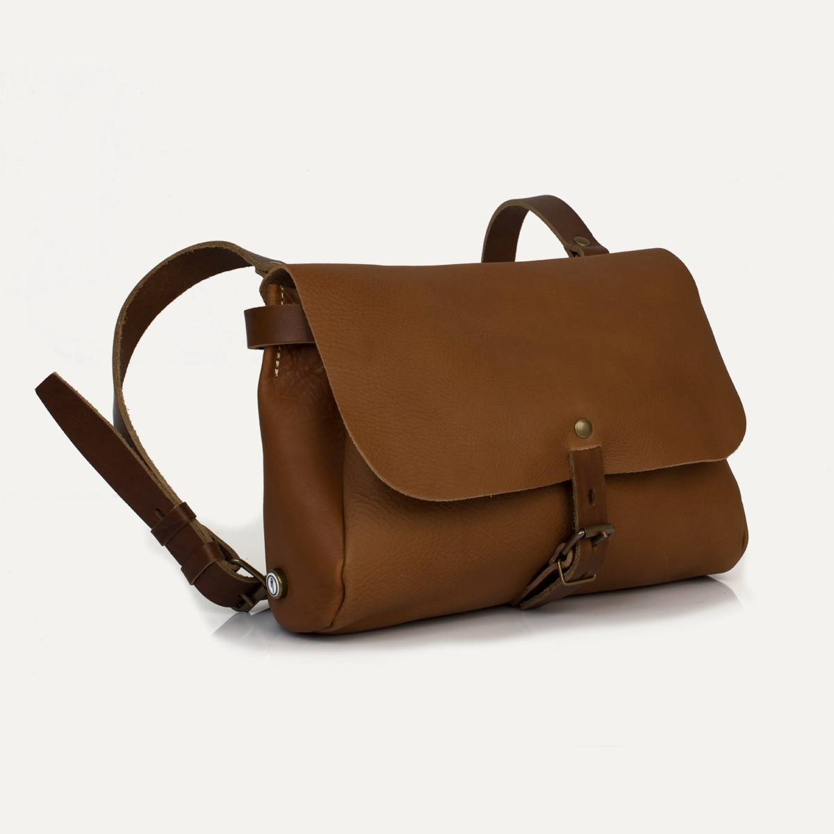 Briefträger-Tasche Ariane - Havane (image n°6)