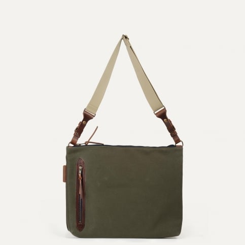 Baskia Messenger Bag - Khaki BM