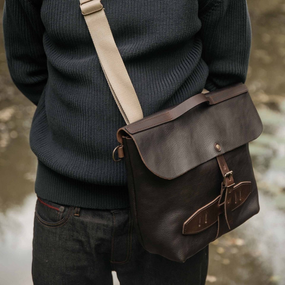 Lazard Satchel bag - Dark chestnut (image n°7)