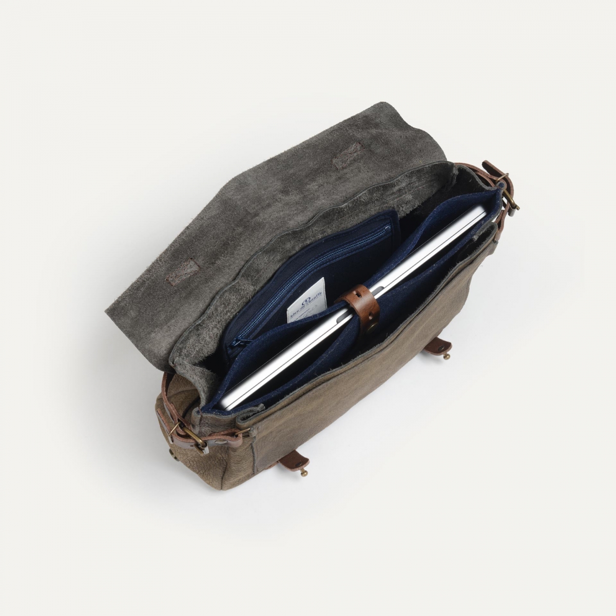 Sac Postier Eclair M - Soft Kaki brun (image n°4)