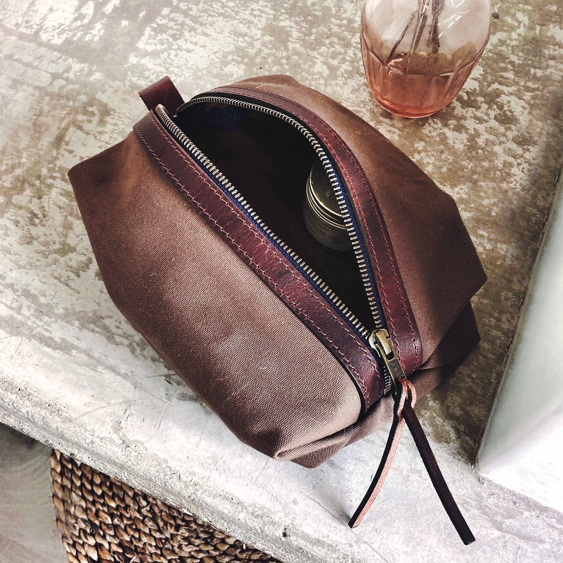 Trousse de toilette ZAZOU - Noisette (image n°5)