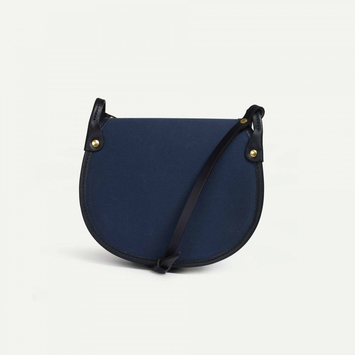Diane M Gibecière bag - Blue / Canvas & Leather (image n°3)