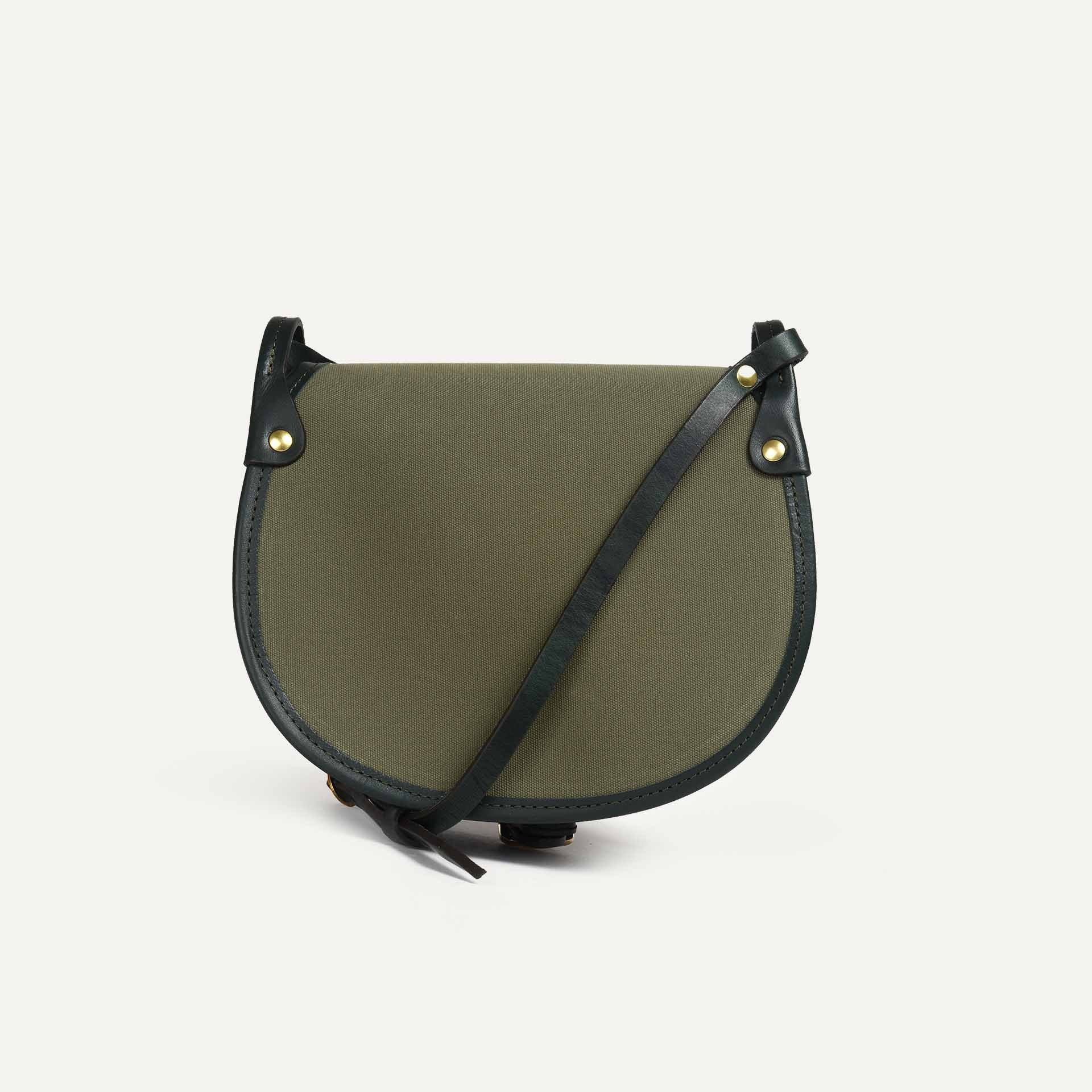 Diane M Gibecière bag - Lichen Green / Canvas and Leather (image n°3)