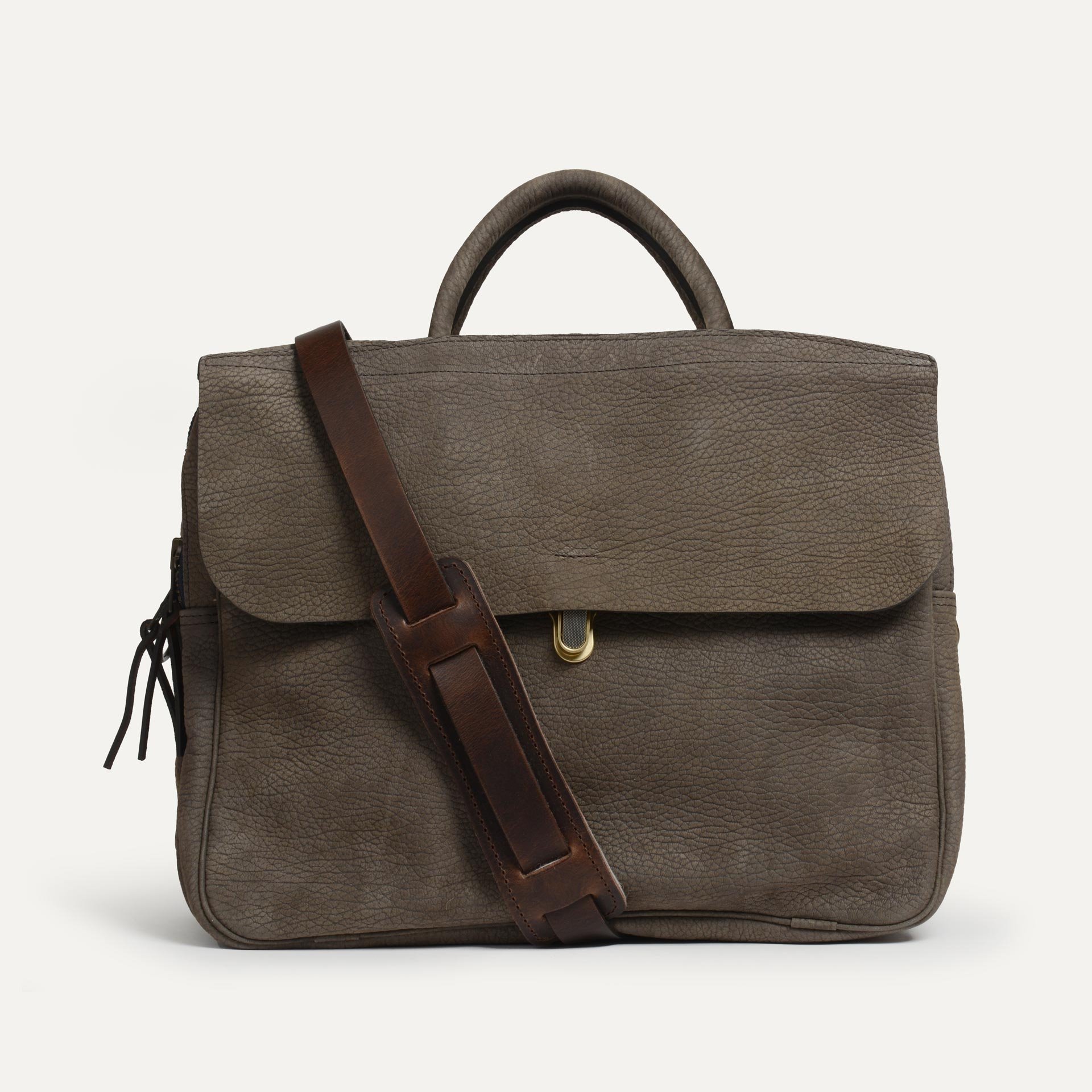 Zeppo Business bag - Soft Khaki brown (image n°1)