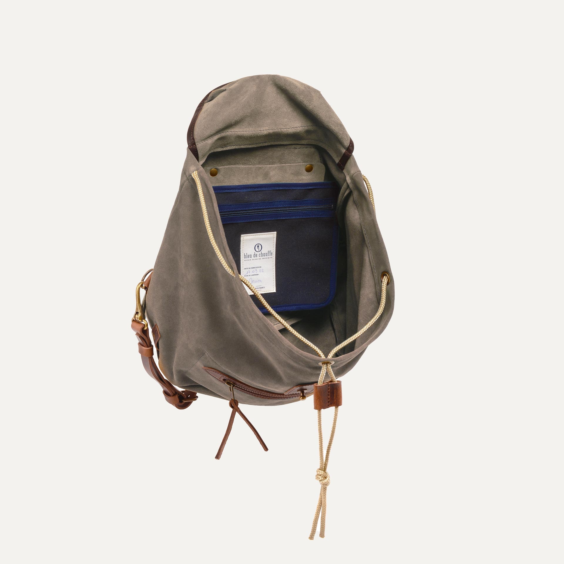 Camp S backpack / Suede - Almond (image n°3)