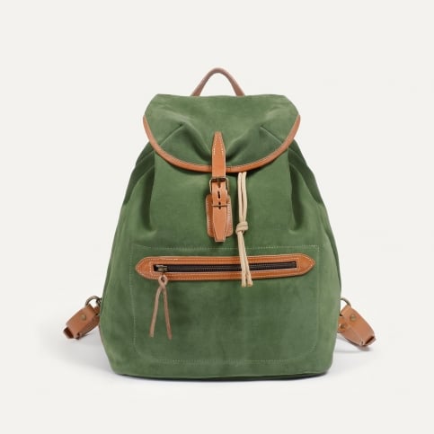 Camp backpack / Suede - Agave