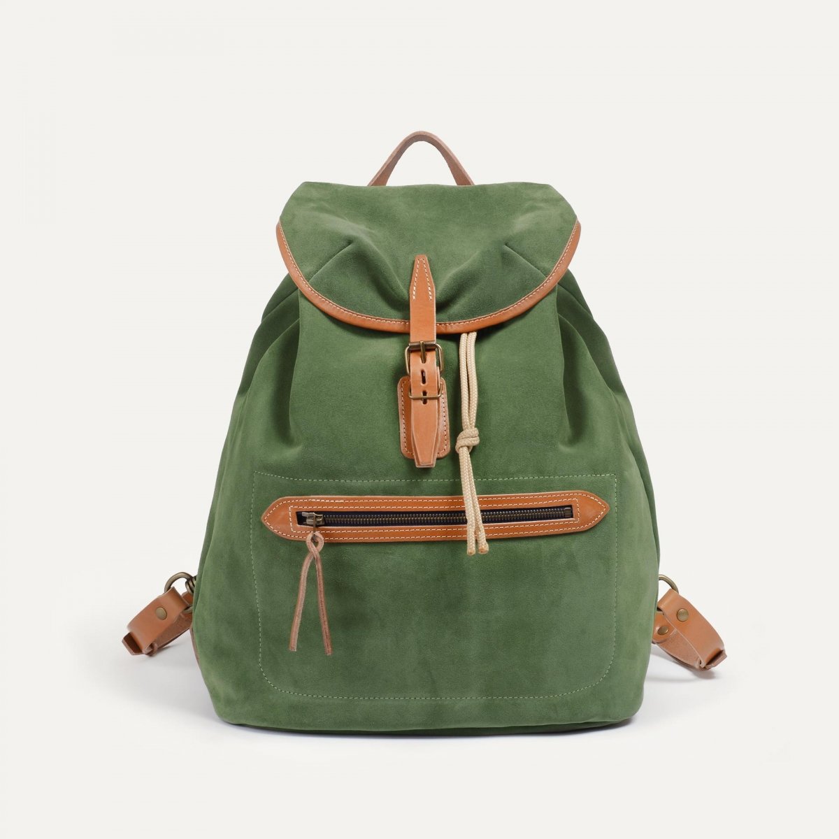 Camp backpack / Suede - Agave (image n°1)