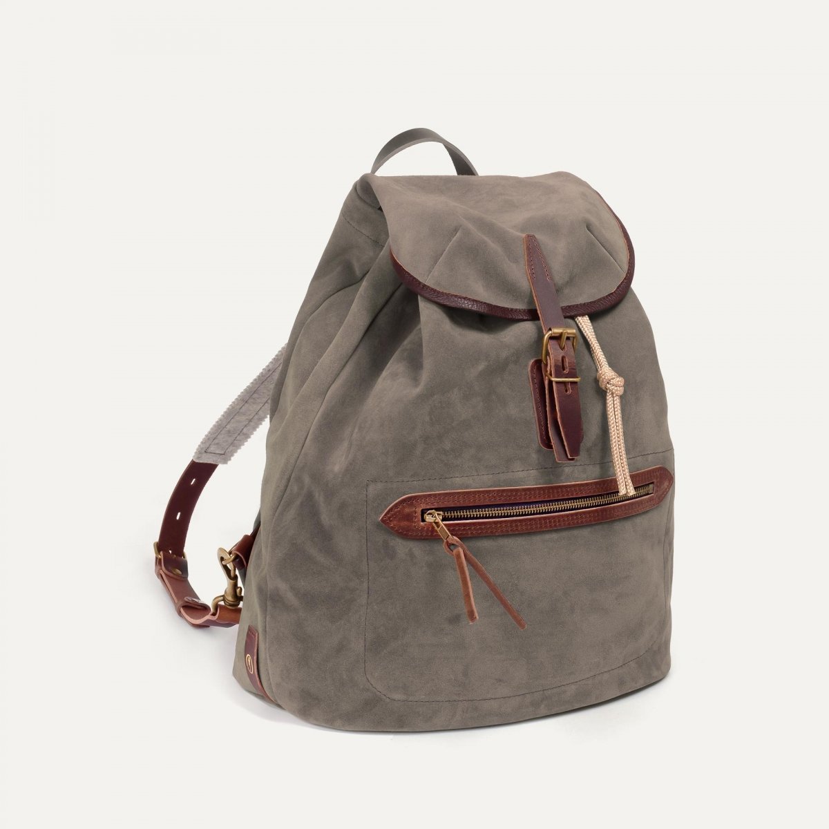 Camp backpack / Suede - Almond (image n°1)
