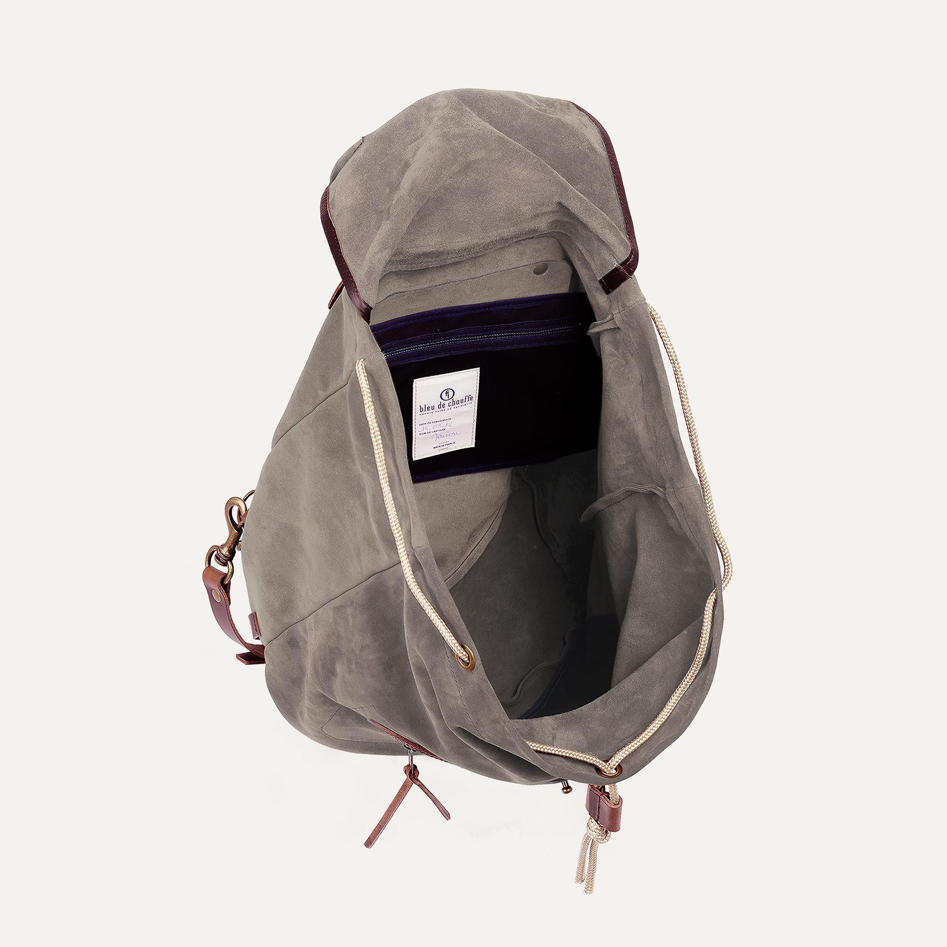 Camp backpack / Suede - Almond (image n°4)