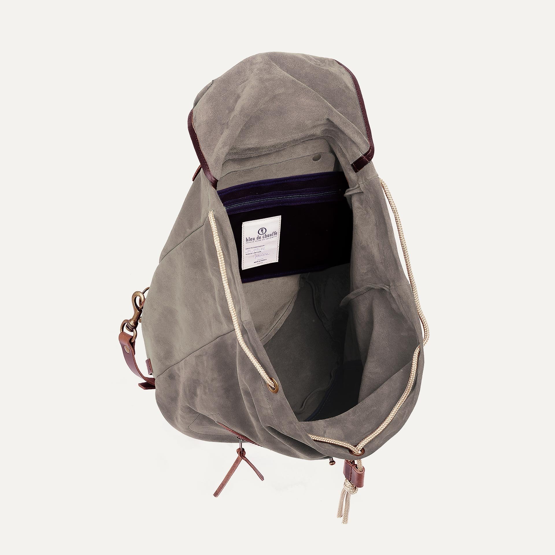 Camp backpack / Suede - Almond (image n°4)