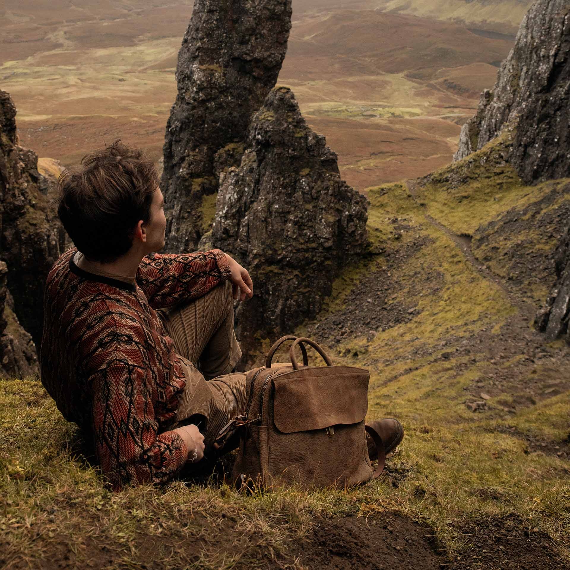 Zeppo Business bag - Soft brown (image n°8)