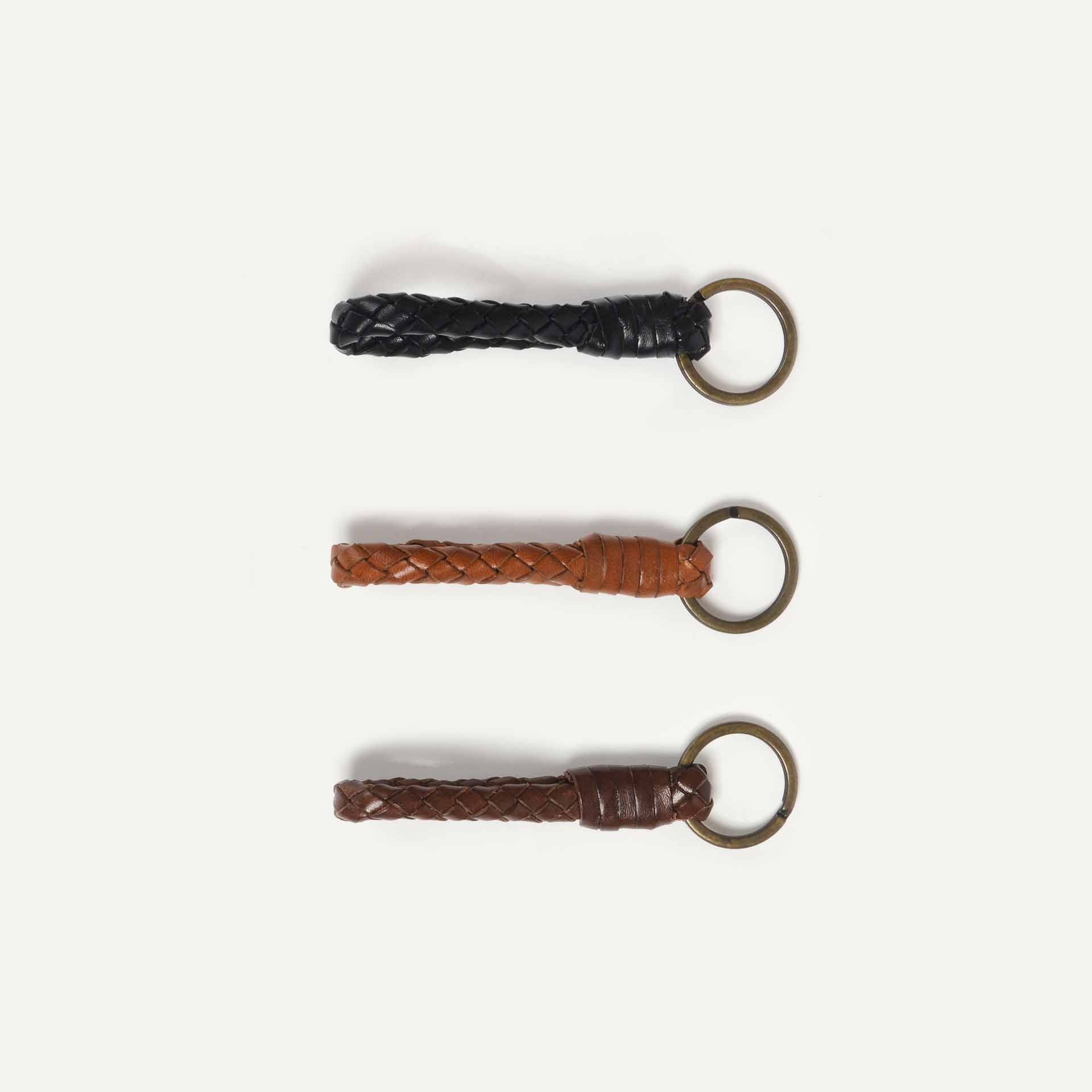 Ring S braided key ring - Brown (image n°3)