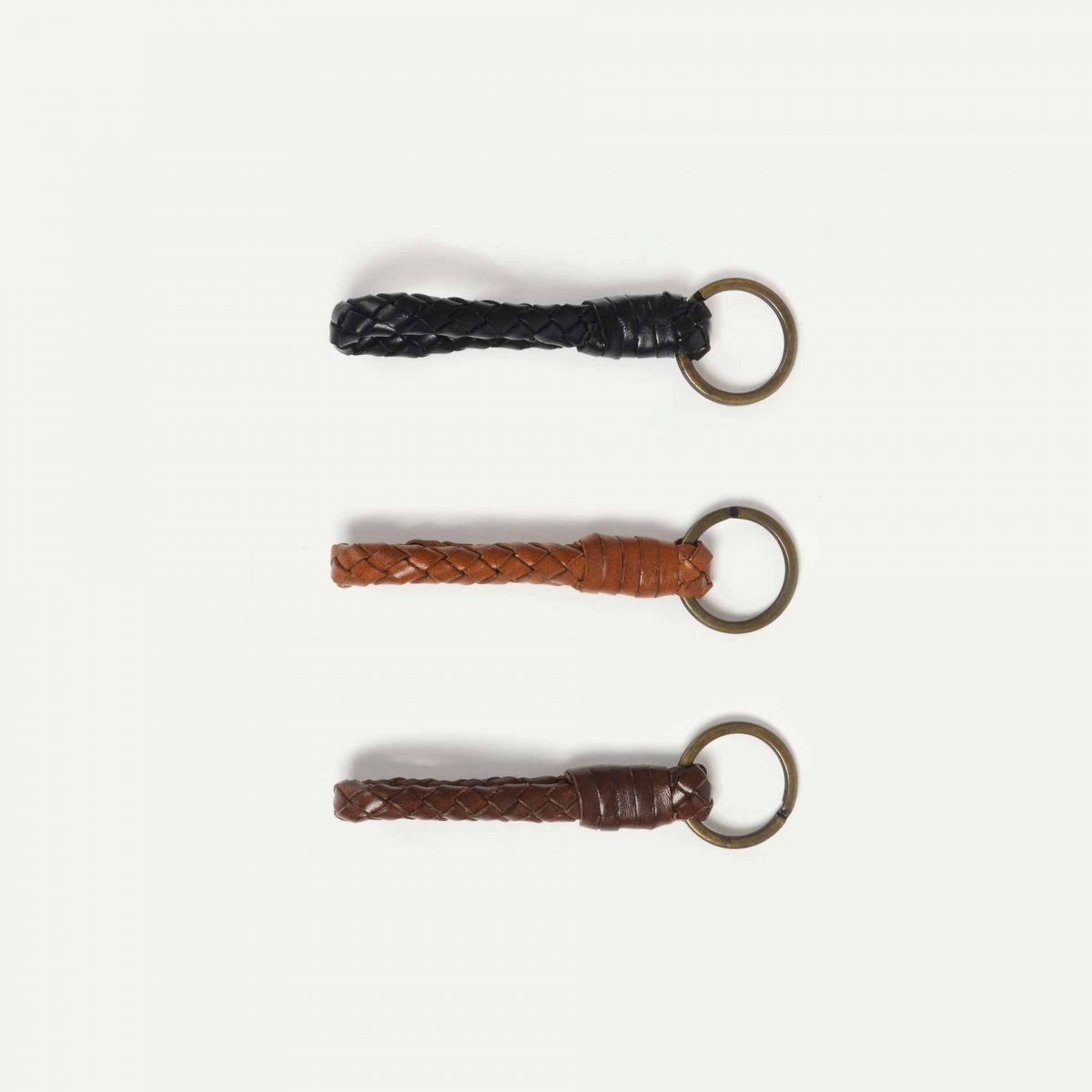 Ring S braided key ring - Black (image n°3)
