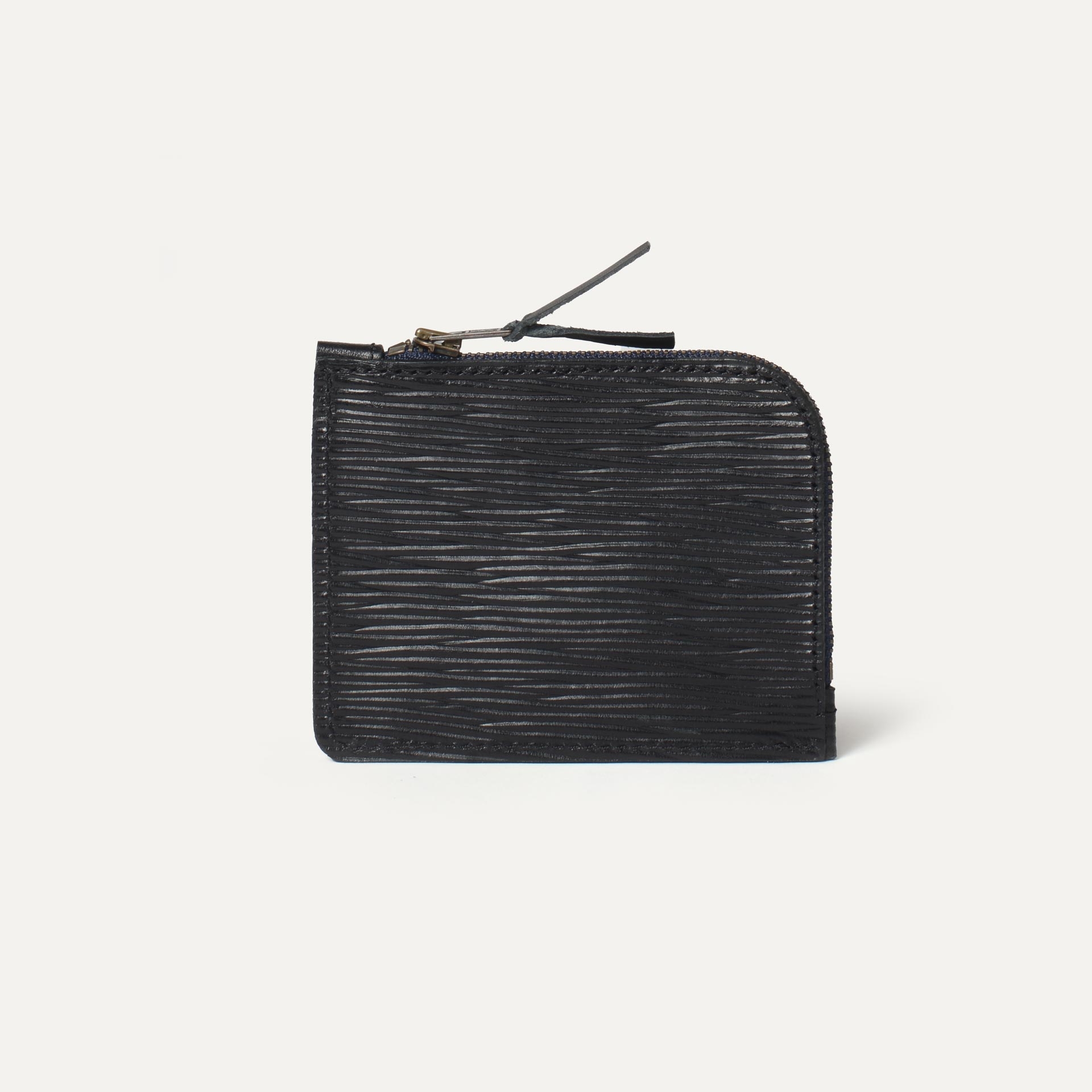 As zippered purse / M - black épi leather (image n°1)